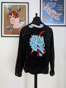 La Veste Tatouée broderie personnalisée Rennes