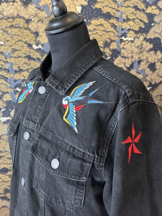 La Veste Tatouée broderie personnalisée Rennes