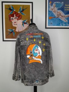 La Veste Tatouée broderie Rennes