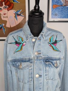 La Veste Tatouee broderie personnalisée Rennes