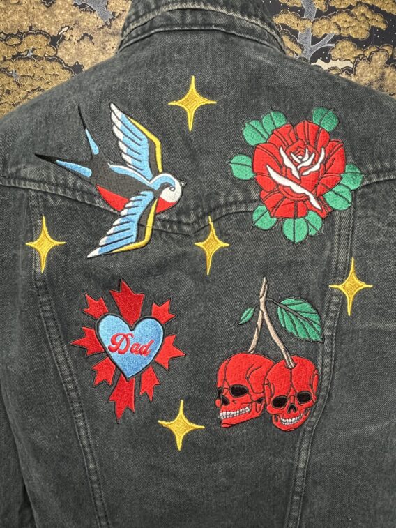 La Veste Tatouée broderie personnalisée à Rennes