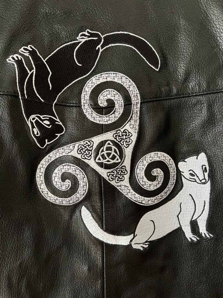 La Veste Tatouée broderie sur mesure Rennes