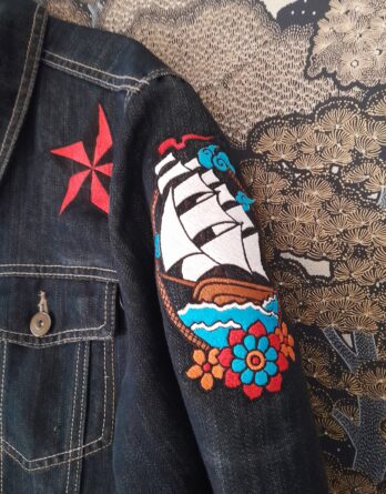 La Veste Tatouée broderie personnalisée Rennes