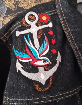 La Veste Tatouée broderie personnalisée Rennes