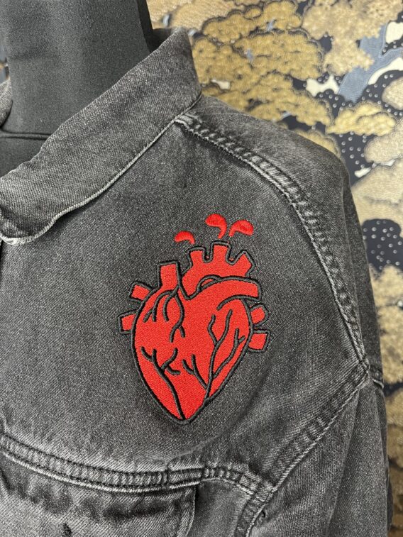 La Veste Tatouée broderie personnalisée Rennes