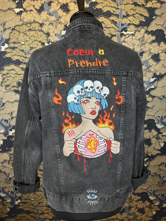 La Veste Tatouée broderie personnalisée Rennes