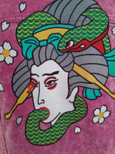 La veste Tatouée veste brodée rennes