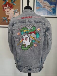 La Veste Tatouée broderie personnalisée Rennes