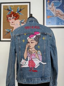 La Veste tatouée broderie Rennes