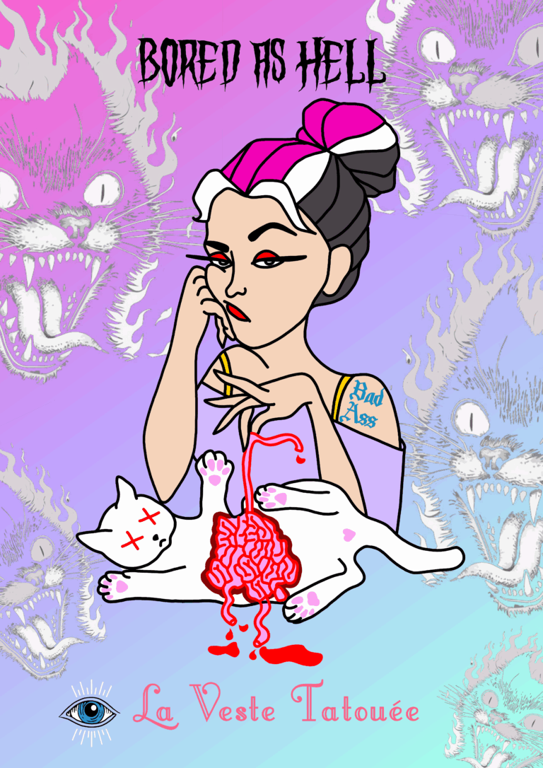 La Veste tatouée broderie Rennes