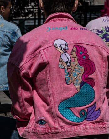 la Veste Tatouée broderie personnalisée rennes