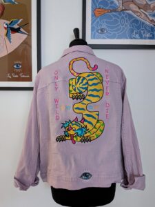 La Veste Tatouée broderie personnalisée Rennes