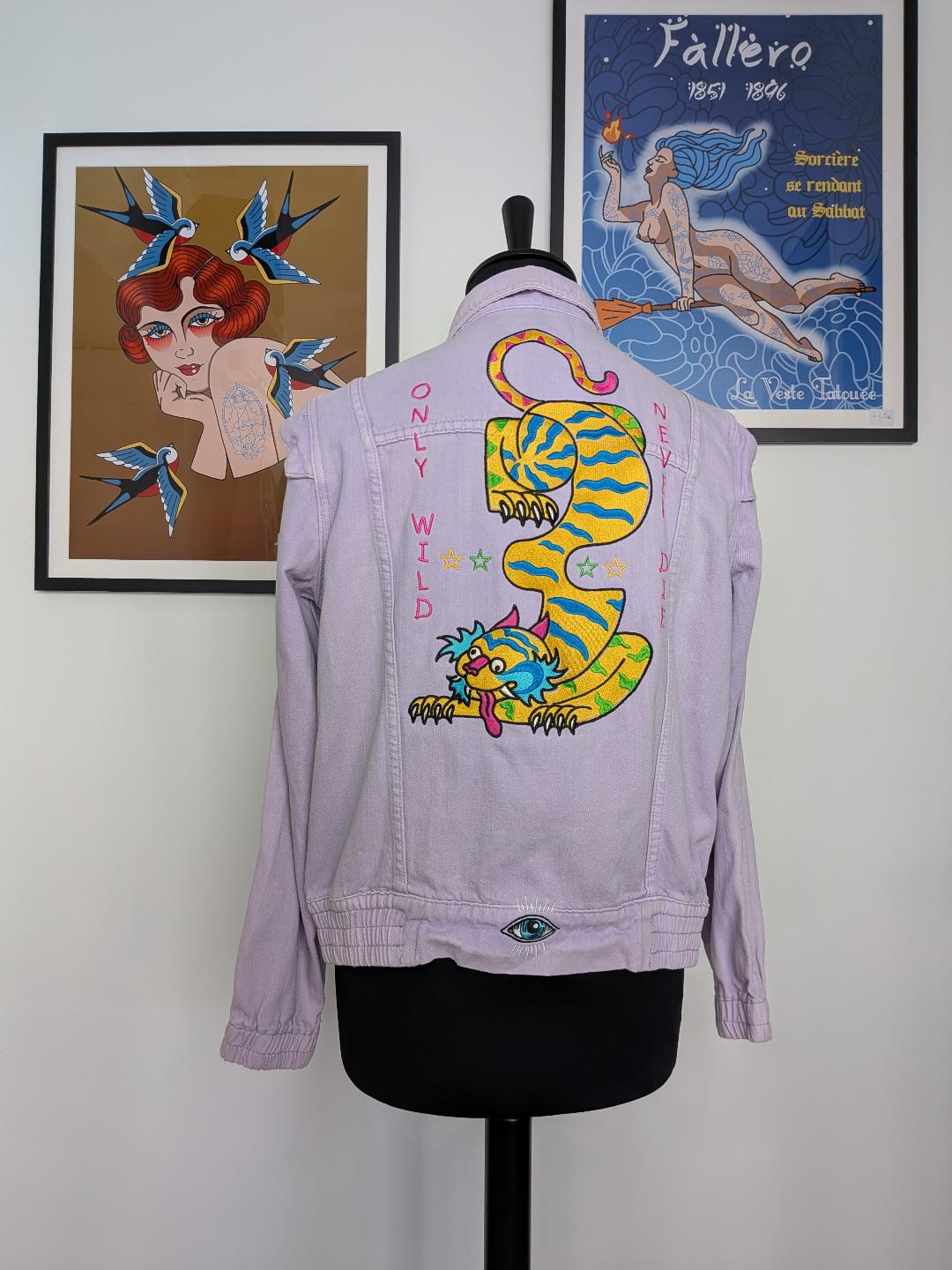 La Veste Tatouee broderie personnalisée Rennes