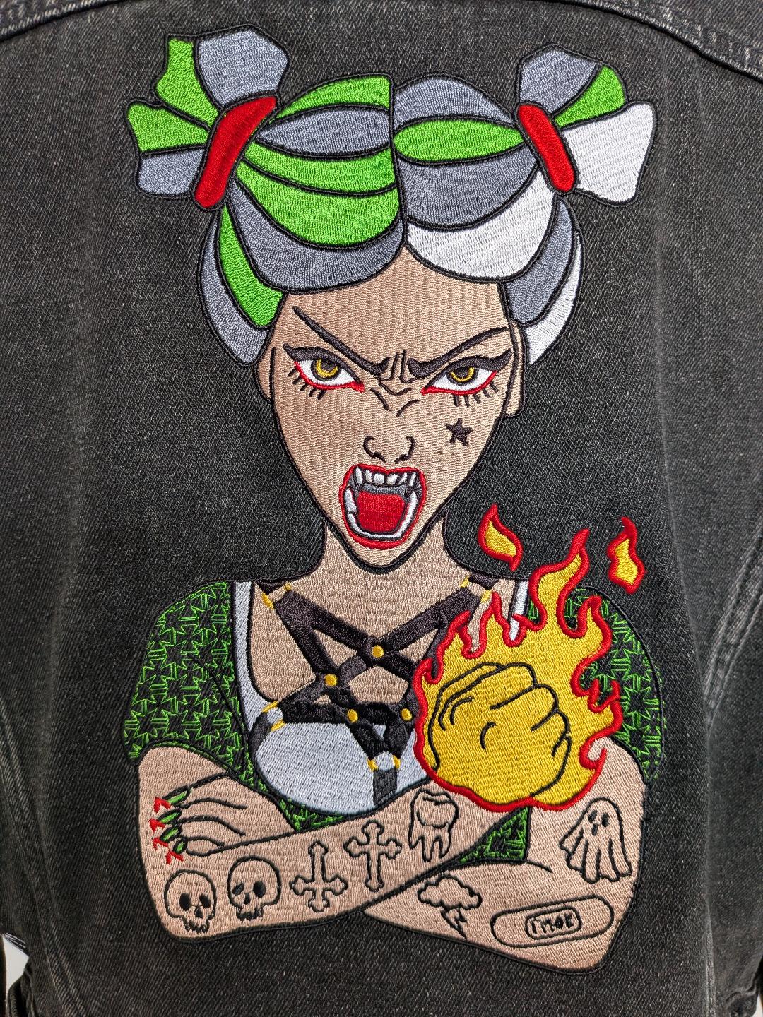 La Veste Tatouée broderie personnalisée rennes