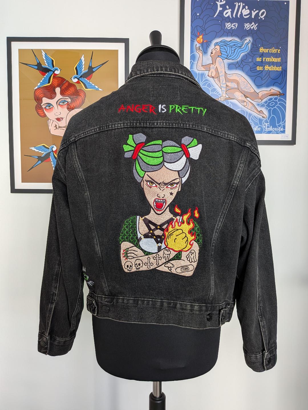 La Veste Tatouée broderie personnalisée rennes