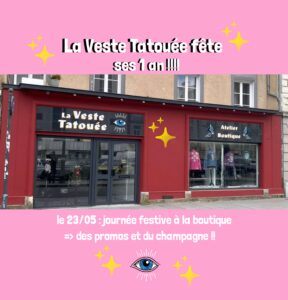 La Veste Tatouee broderie personnalisée à Rennes