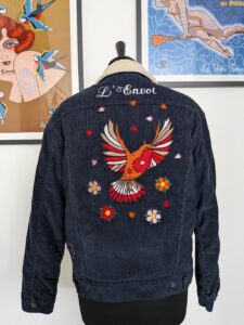 La Veste Tatouee broderie personnalisée Rennes